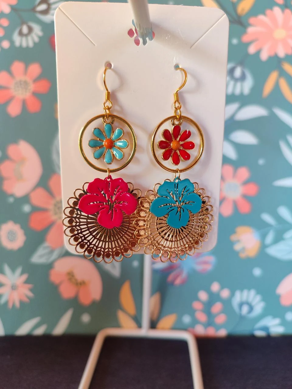 Brincos leves, originais, coloridos – photo 2